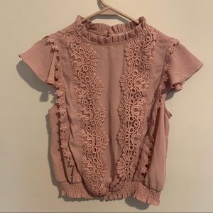 Women’s Top pink Blouse Size S
